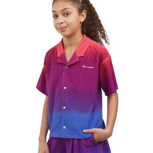 Champion Big Girls Button-Up Gradient Shirt in San Juan, PR NWT